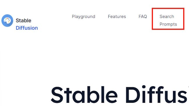 Stable Diffusion Onlineの使い方画面