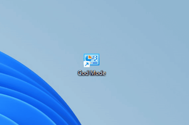 WindowsのGod Modeの使い方画面