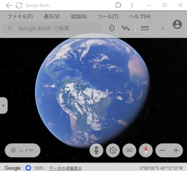 Google Earth画面