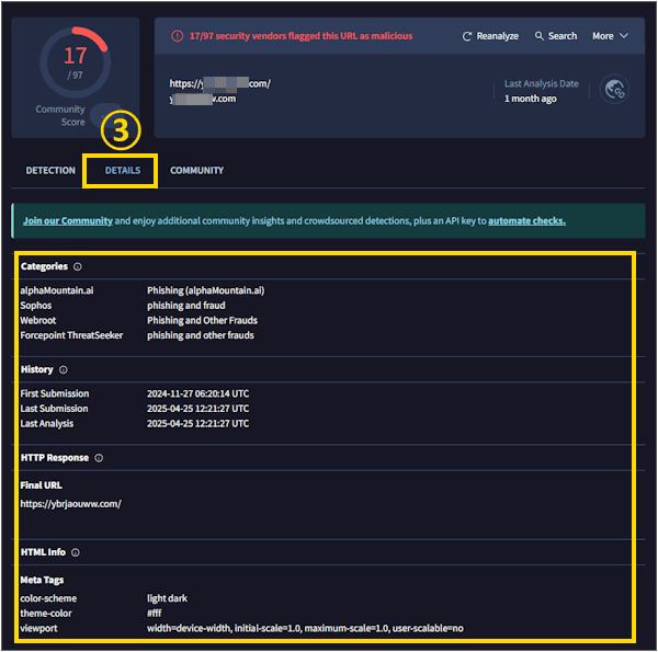VirusTotalの使い方画面