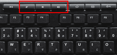 Windows 11の音量調整画面