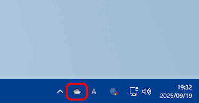 OneDriveの設定画面