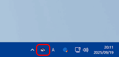 OneDriveの設定画面