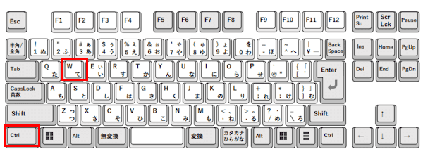 PCのキーボード画像