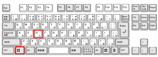PCのキーボード画像