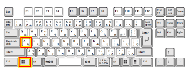 クイック設定パネルの画面