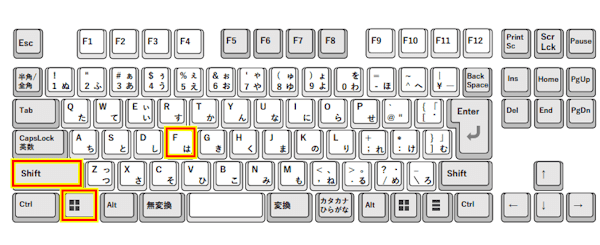 キーボード画面